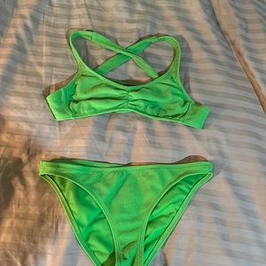 Neon Green Bikini, Originally bought from Target but the tag says xhilaration.